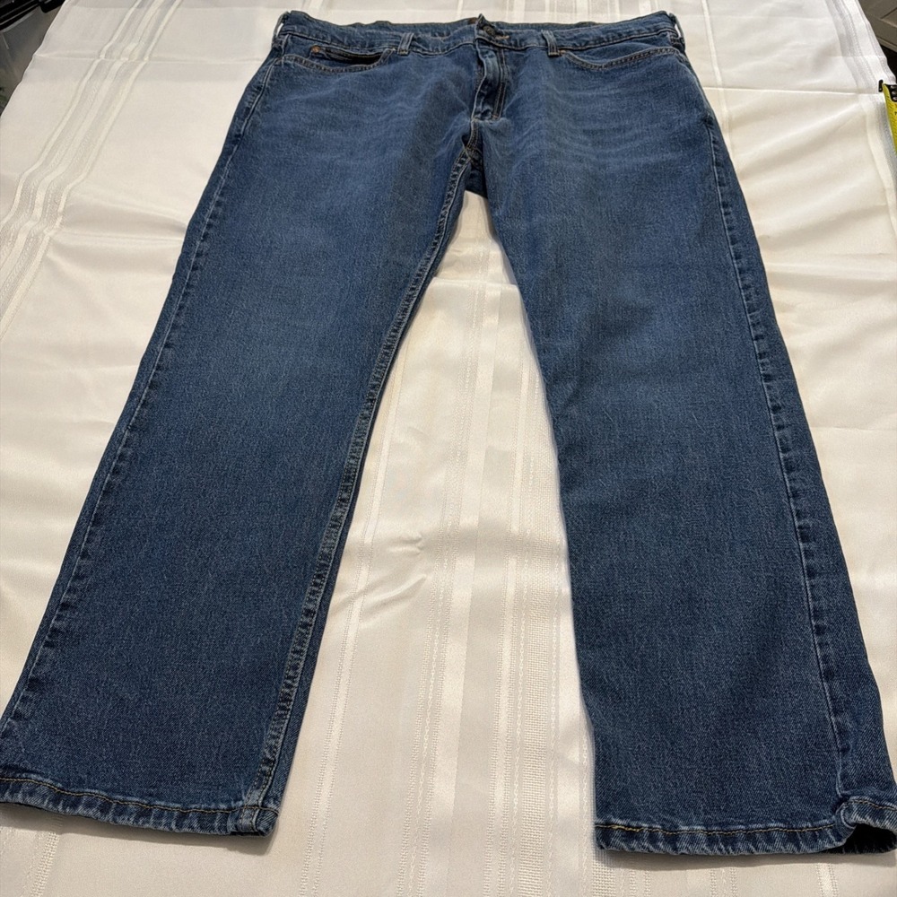 Lee Slim Fit Mens Jeans 40x29 Medium Wash Blue Denim Stretch 102003517